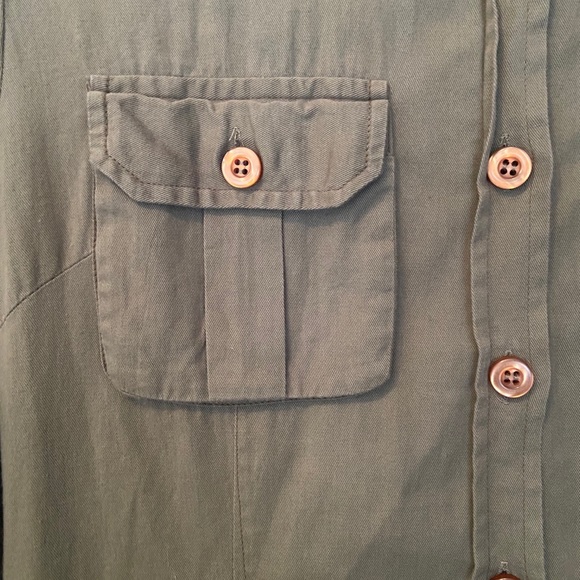 Roberta Freymann Army Green Dress - Picture 4 of 4